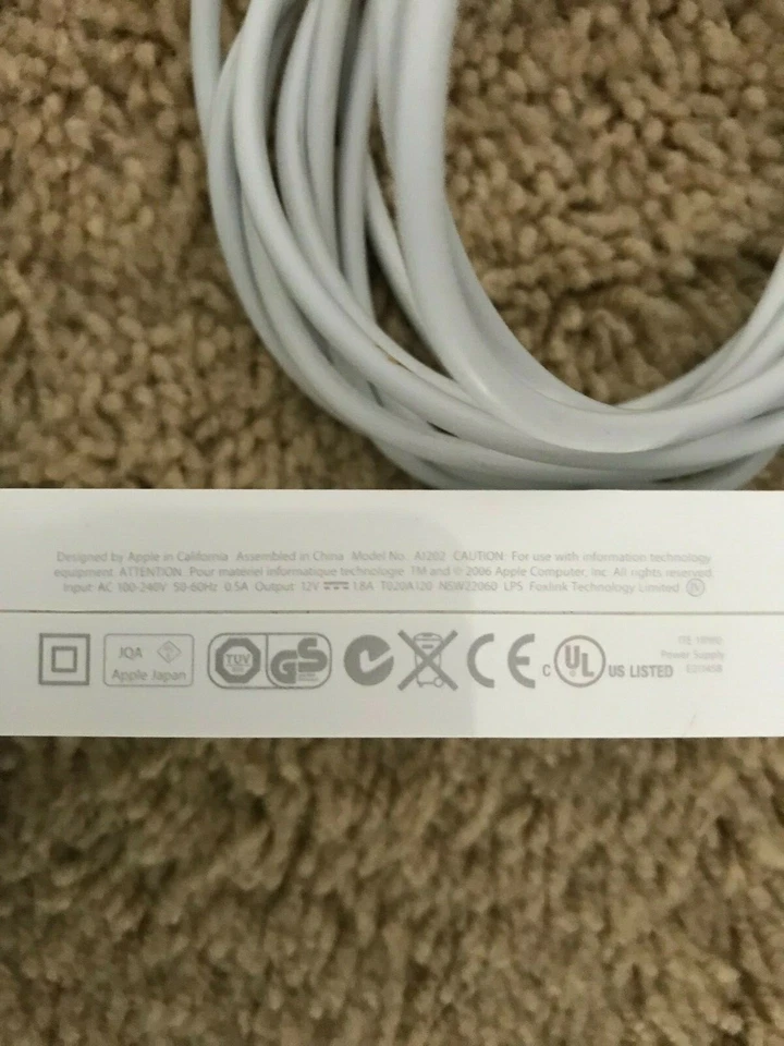 Apple Airport Extreme Base Station Charger A1202 AC Power Adapter 12V - Image 2 of 2