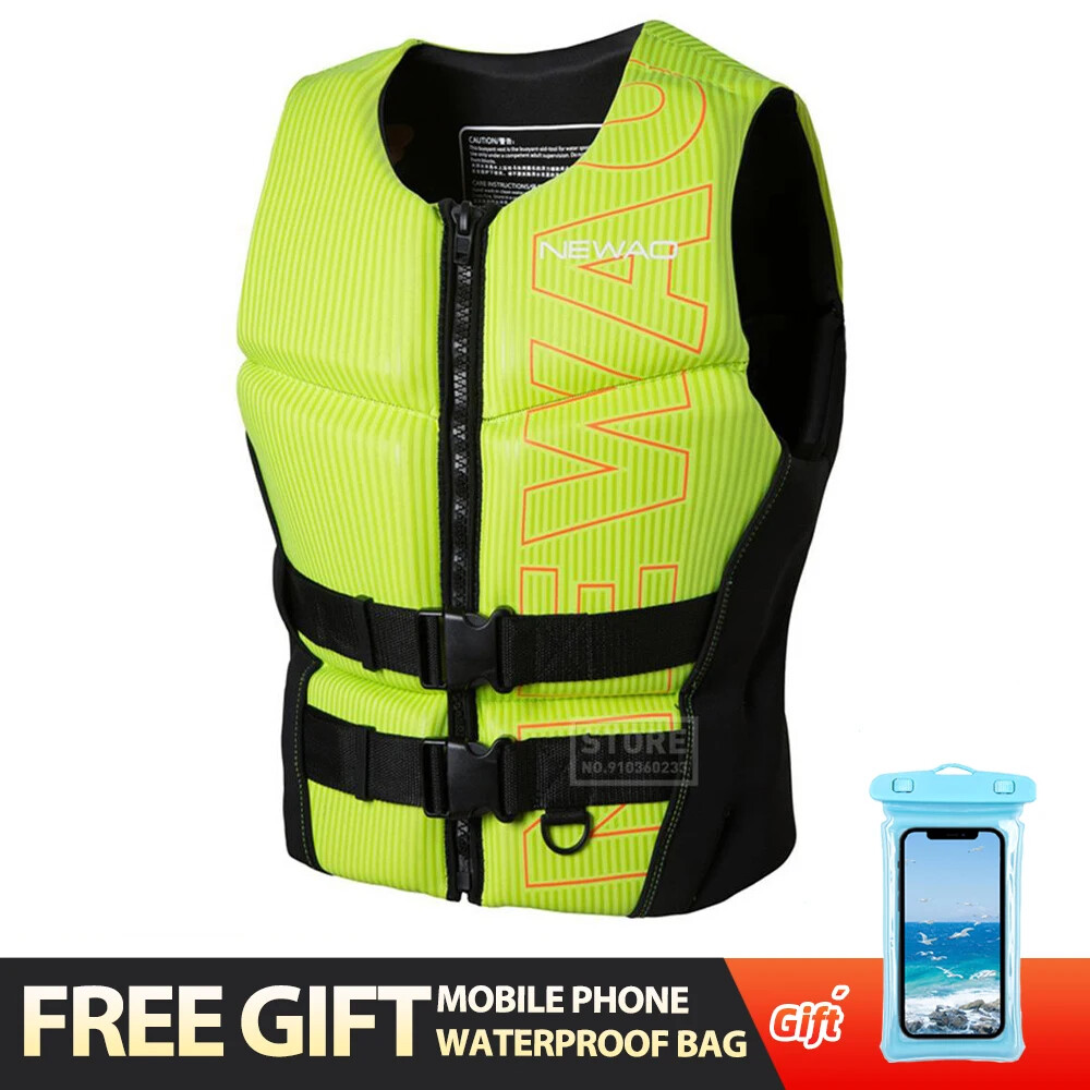 Adults Life Vest Motorboats Jacket Ski Kayak Surf Fishing Raft Boat Swimming New