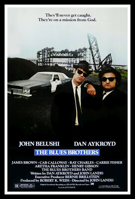 The Blues Brothers Original Movie Poster Print & Unframed Canvas