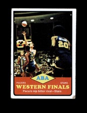 1973-74 Topps Basketball #206 ABA WESTERN FINALS PACERS v STARS