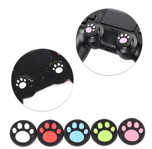 10x Silicone Grip Cap Cover Thumb Stick For PS5 PS4 PS3 Xbox360 One Cat Paw Claw - Picture 6 of 43