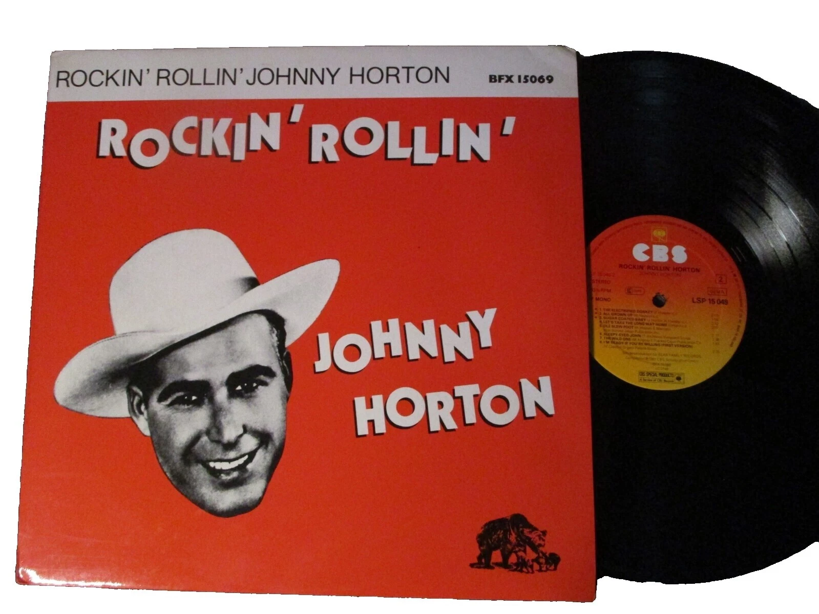 Johnny HORTON Rock Velocidad de 33 RPM Discos de Vinilo