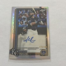2025 Topps Chrome Update John Rave Rookie Auto Refractor /499 #AC-JR