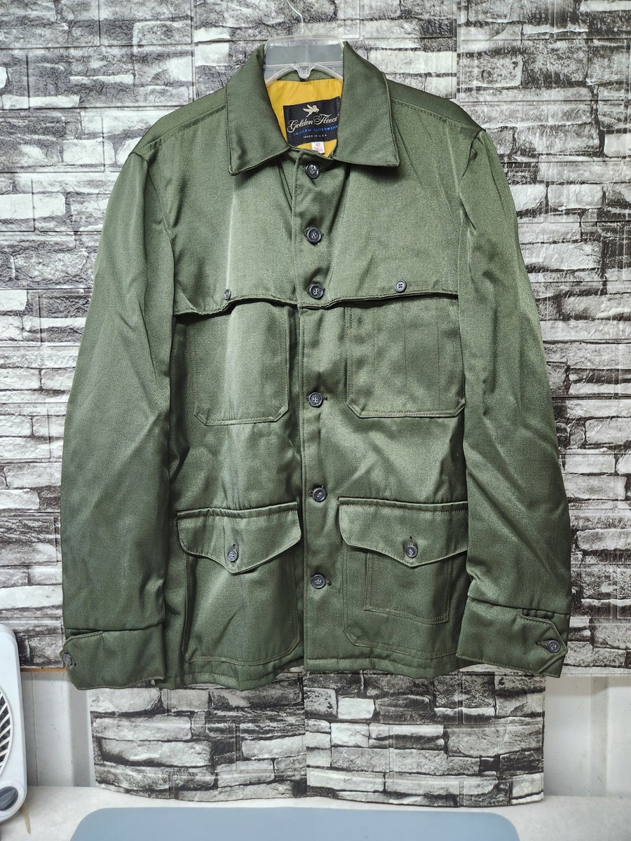 Vintage 80s Us Forest Service Field Jacket Made in USA Mens Green