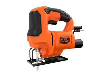BLACK + DECKER Single Speed Jigsaw 400W 240V Cuts Wood 65mm Metal 6mm B/DBES602