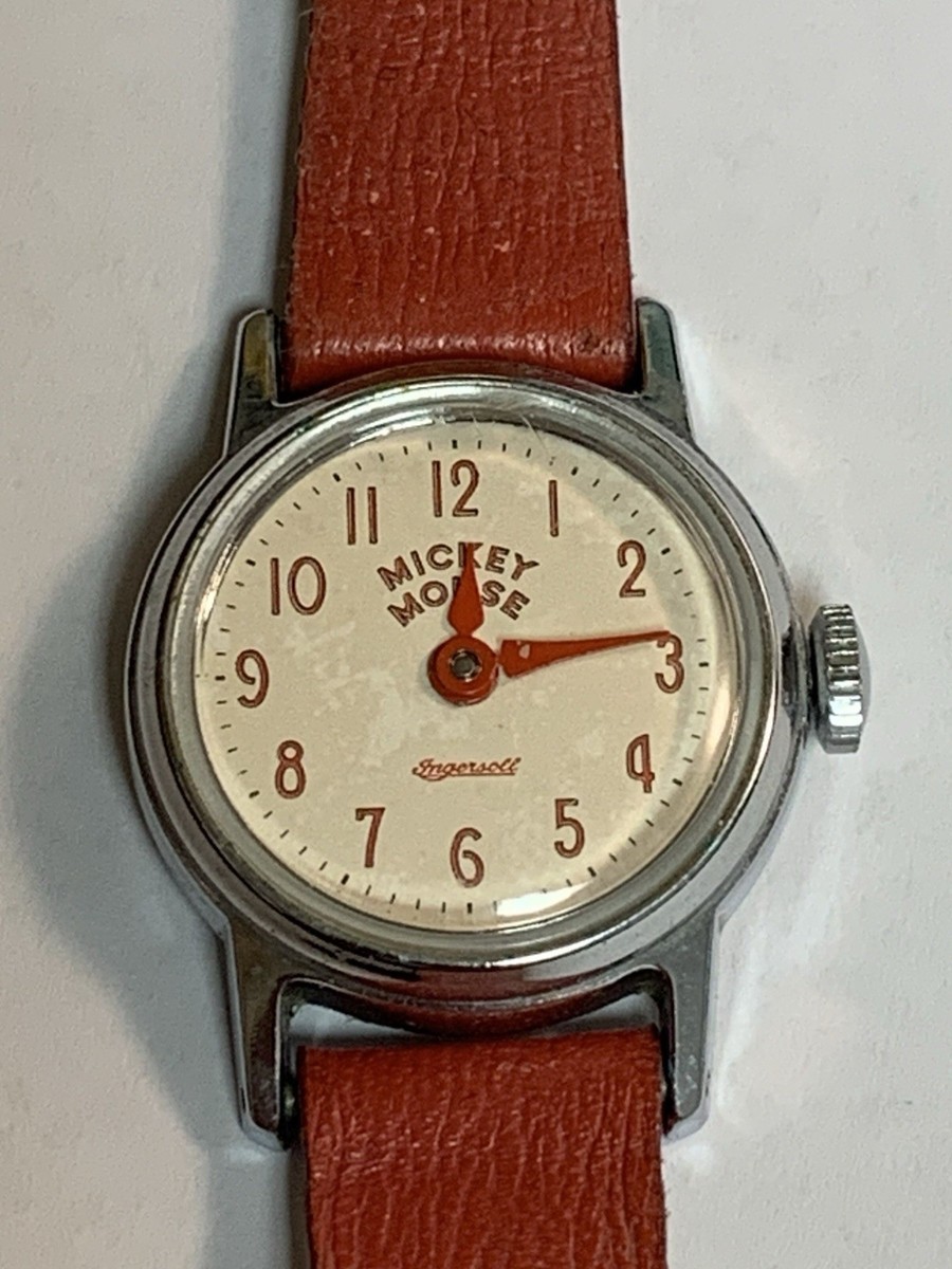 Vintage Ingersoll US Time Disney Mickey Mouse Watch 1960's