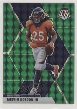 2020 Panini Mosaic Green Mosaic Prizm Melvin Gordon III #110 7l6