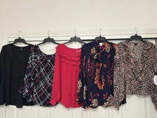 Lot Women’s Blouses NWT/NWOT! Stylus, Style & Co, Scoop XL Rtl$180+