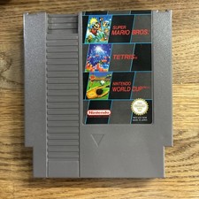 ebay® Auktion 206477936165 | Nintendo NES,3 in 1,Super Mario Bros. + Tetris + World Cup,Modul,NES-ZZ-NOE Thumbnail of ebay® auction 206477936165 | Nintendo NES,3 in 1,Super Mario Bros. + Tetris + World Cup,Modul,NES-ZZ-NOE