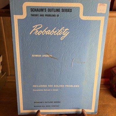 Schaum s Outline Series Theory and Problems of Probability Paperback