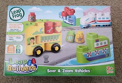Leap Frog Leap Builders Soar & Zoom Vehicles Children's Toy Blocks