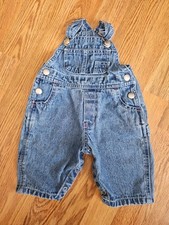 Girls Blue Denim Overalls,"GAP," Size XS Up To 3 Months.