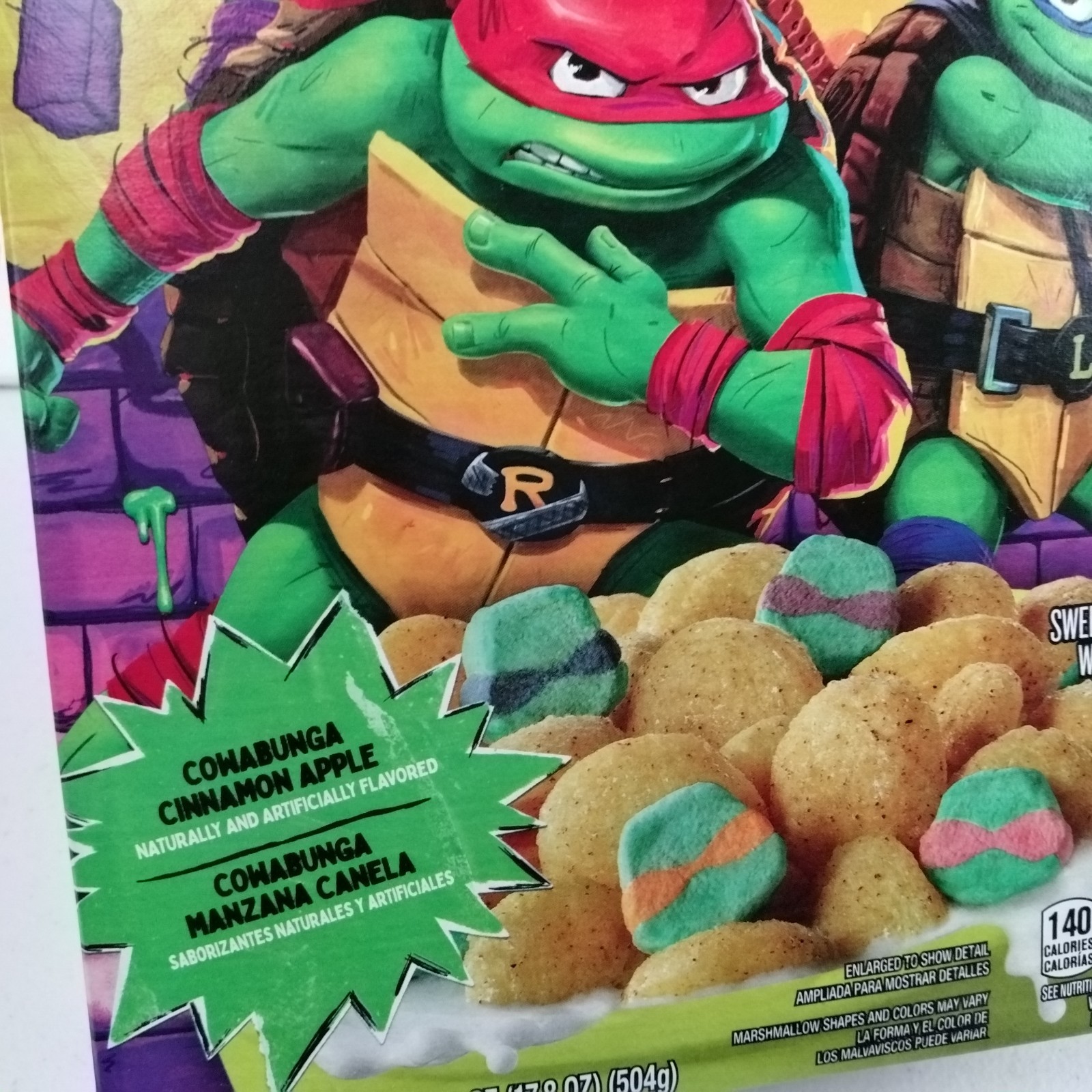 Teenage Mutant Ninja Turtles Collectible Mutant Mayhem Cereal Box 2023 Sealed 