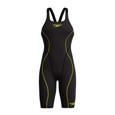 Speedo Fastskin HyperSpark Solid Open Back Kneeskin - Black