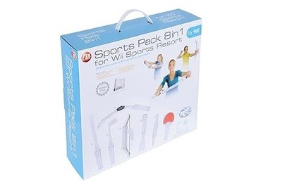 CTA Digital 8-in-1 Sports Pack (WI8SR) Sports Controllers Bundle