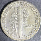 1937 S MERCURY 10 CENT SILVER DIME COIN SAN FRANCISCO