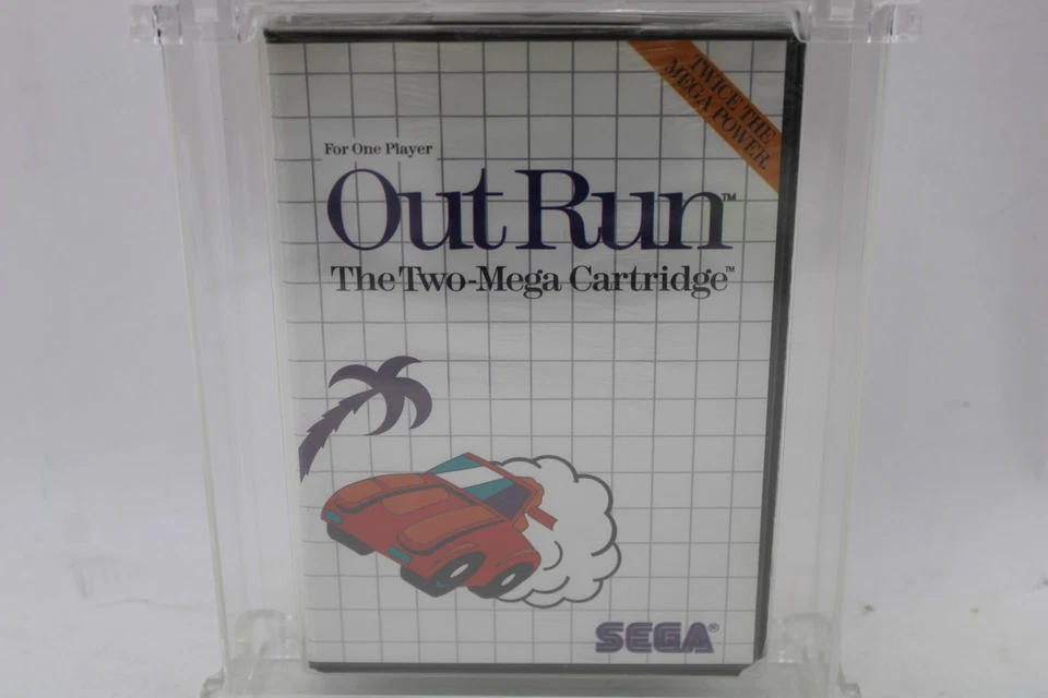 Out Run Sega Master Rare! Factory Sealed Wata Graded 6.5 A - Image 2 of 4