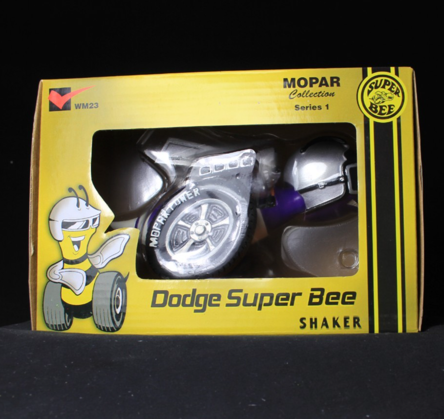 Dodge MOPAR スーパービー　アメ車　ボブルヘッド Dodge Super Bee Bobblehead Purple Plum Bent Rod Garage Shaker New