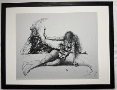 Salvador Dali Drawers of Memory Giclee 4/375  Signed Framed COA