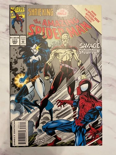 Amazing Spider-Man #393 1994 Shrieking Finale Direct Edition NM 9.4 Gemini