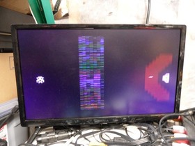 Atari 7800 Console Pro-System Composite AV and Power Mod w/ Controller  Tested