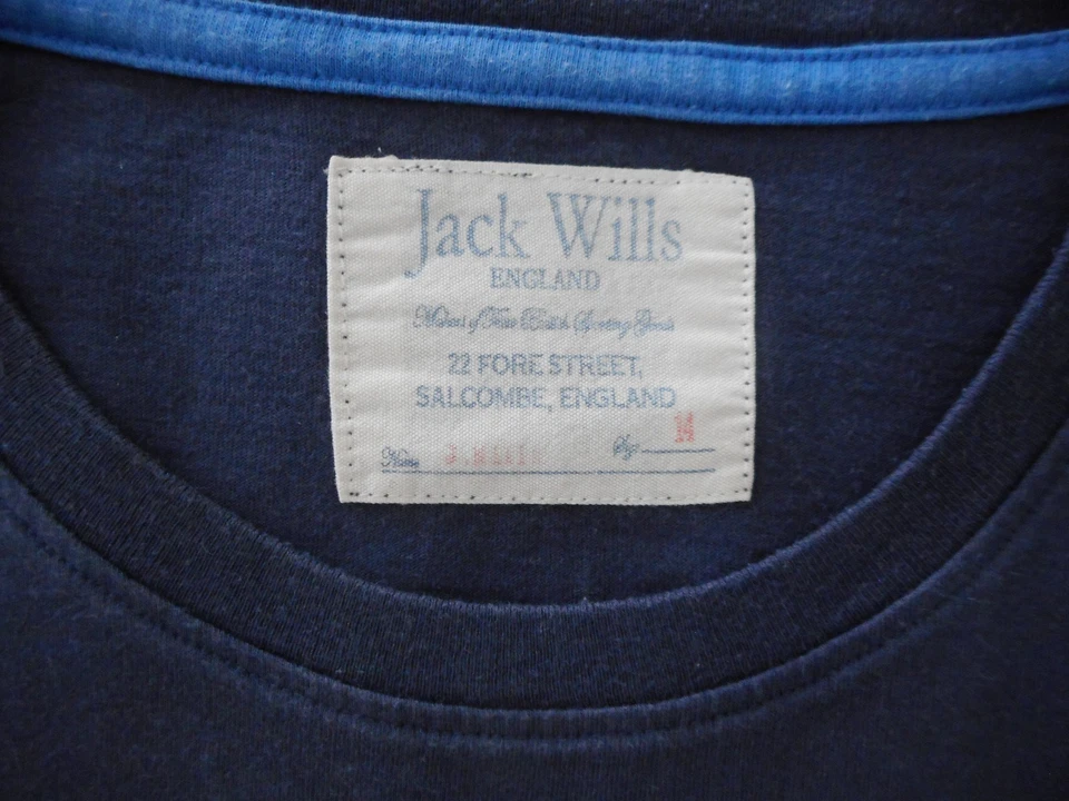 Jack Wills t shirt, size M, navy blue, short sleeves - Image 4 of 4