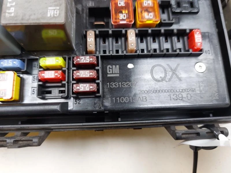 13313207 SCATOLA FUSIBILI OPEL ASTRA (J) 1.7 CDTI 16V MAN 6M 125CV 2010 5P BERL - Immagine 3 di 3