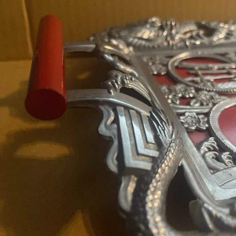 Chinese Scenic Tray Panels Depicting Torii gate, a temple, and Mount Fuji Etc - Image 2 of 4