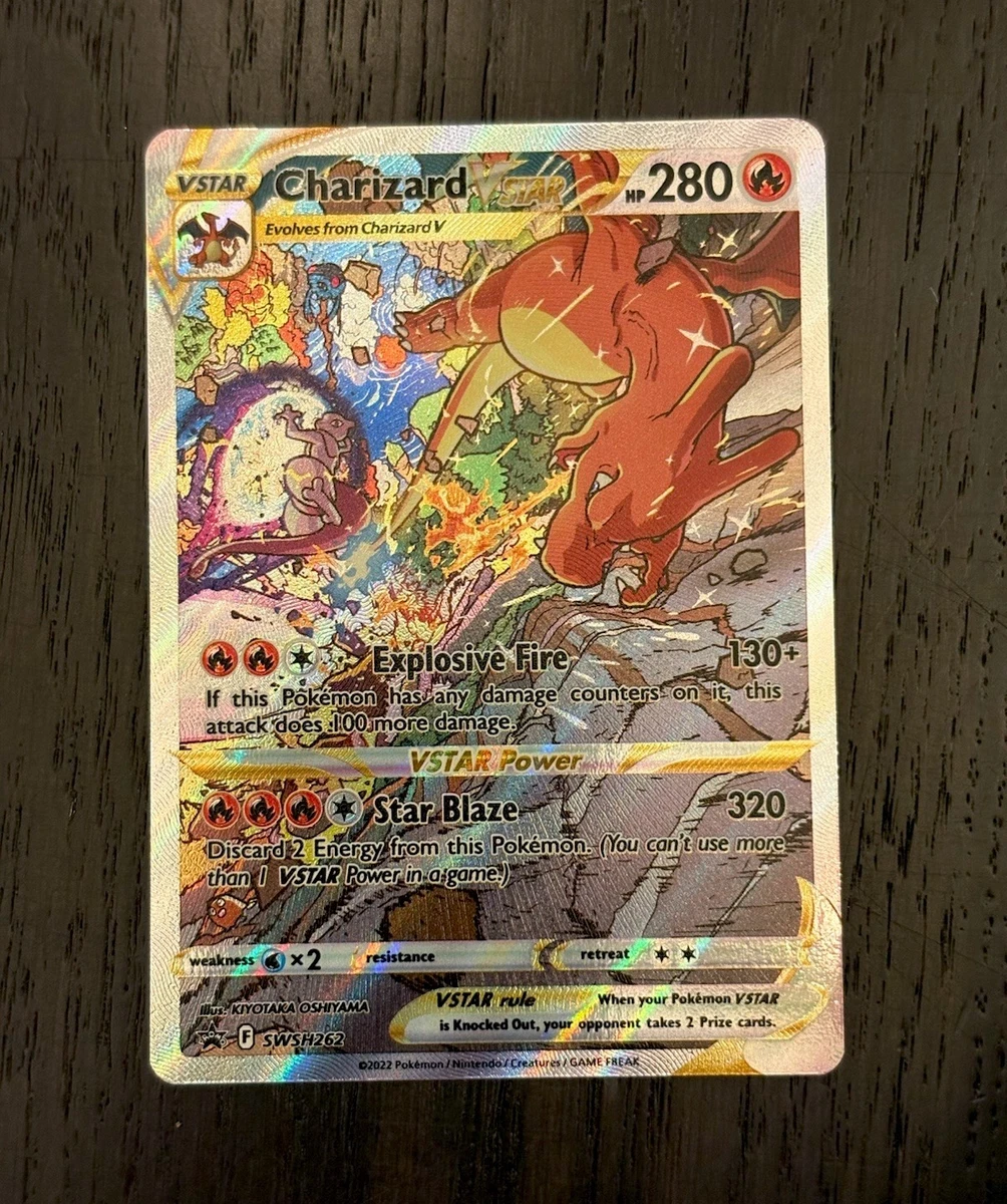 how much is a charizard vstar pokemon card worth - 019/159 - Crown Zenith It comes protected in a magnetic acrylic case Charizard VStar Rainbow Gold Metal