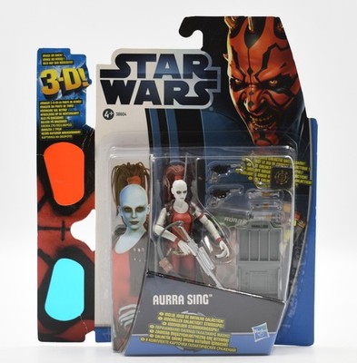 Star Wars Movie Heroes - Aurra Sing Actionfigur mit 3-D Brille