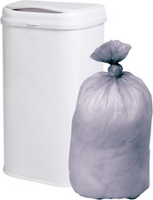 Ubbi Adult Diaper Pail Plastic Bags, 13-Gallon Capacity, Unscented, Durable, Per