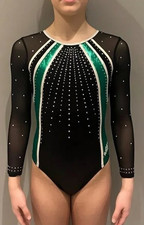 ADULT Professional Quatro gymnastics competition leotard GB36 Adult Medium