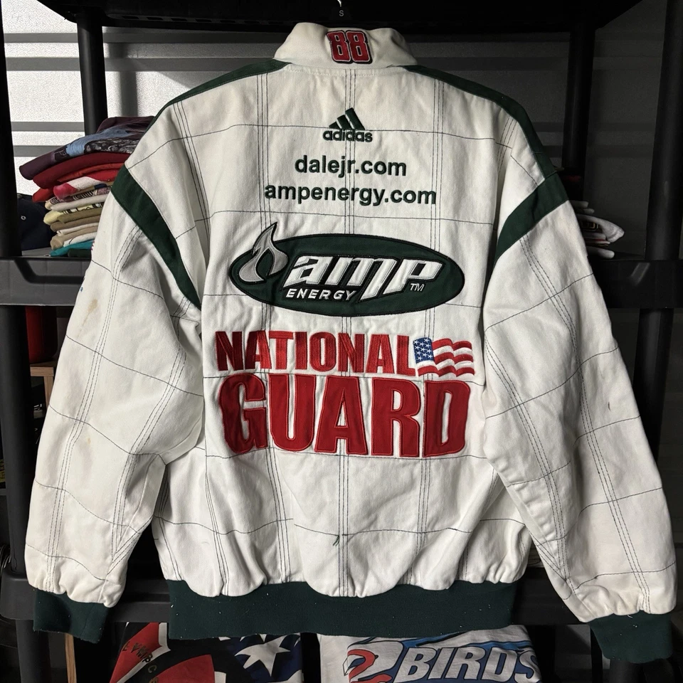 Jaqueta Y2K Dale Earnhardt Jr Nascar All Over Print Racing Racecar AMP Energy M - Imagem 4 de 4