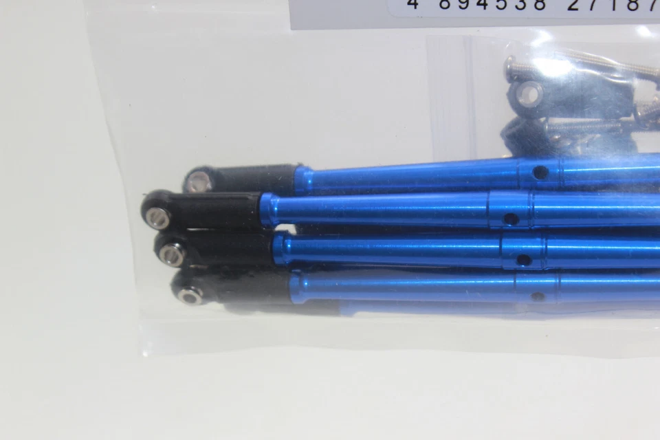 GPM ER160-B Aluminium Barre de Direction Thread Trod Jeu Bleu 1:10 REVO 56087 - Image 4 of 4