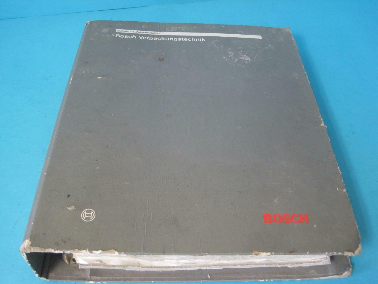 BOSCH VERPACKUNGSTECHNIK BAGGING MACHINE SVK 2500 A PARTS LIST BINDER SCHEMATICS