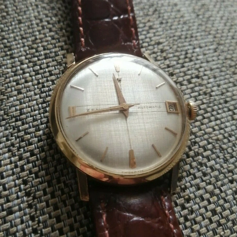 Zenith — Rare Vintage Zenith Automatic solid gold 18k 28 Jewels