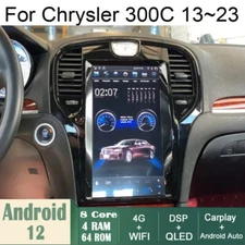 Car Android Gps Navigation Wifi 13.6" For Chrysler 300c 13~23 Radio Carpaly