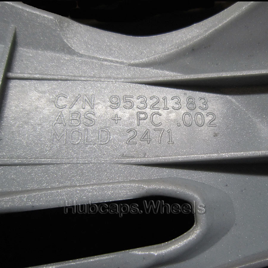 Tapacubos para Chevrolet Trax 2013-2020 - Cubierta de rueda de 16" genuina OEM de fábrica 3998 Foto 4 de 4