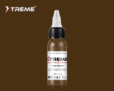 PURE BROWN Xtreme Ink Premium Bright Solid Color Tattoo Pigment Made in USA