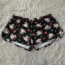 Grumpy Cat "Love Stinks" Pajama Shorts Womens Size Medium (7-9) Black Pajamas