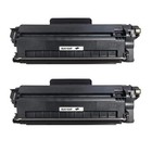 2 schwarze XL Tonerkartuschen für Brother DCP-L2660DW, HL-L2865DW, MFC-L2960DW 