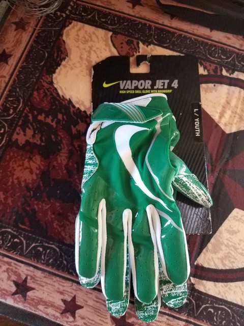 youth small pink football gloves