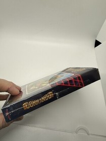 Commando 5 Screw Hang Tab Nintendo Nes Complete CIB Near Mint In Cello!