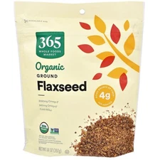 365 by Whole Foods Market Organic Ground Flaxseed, 14 oz