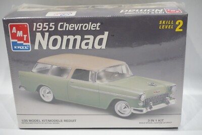 VINTAGE  AMT 1955 Chevrolet Nomad 1/25 Model 3 in 1 Kit #8320 BRAND NEW SEALED