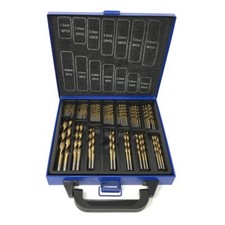 Punte trapano 100 pz set punta da 1 a 10 mm valigetta in metallo