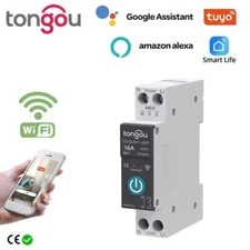 Smart WiFi Circuit Breaker - Remote Control Voice Timer WiFi Switch Automation