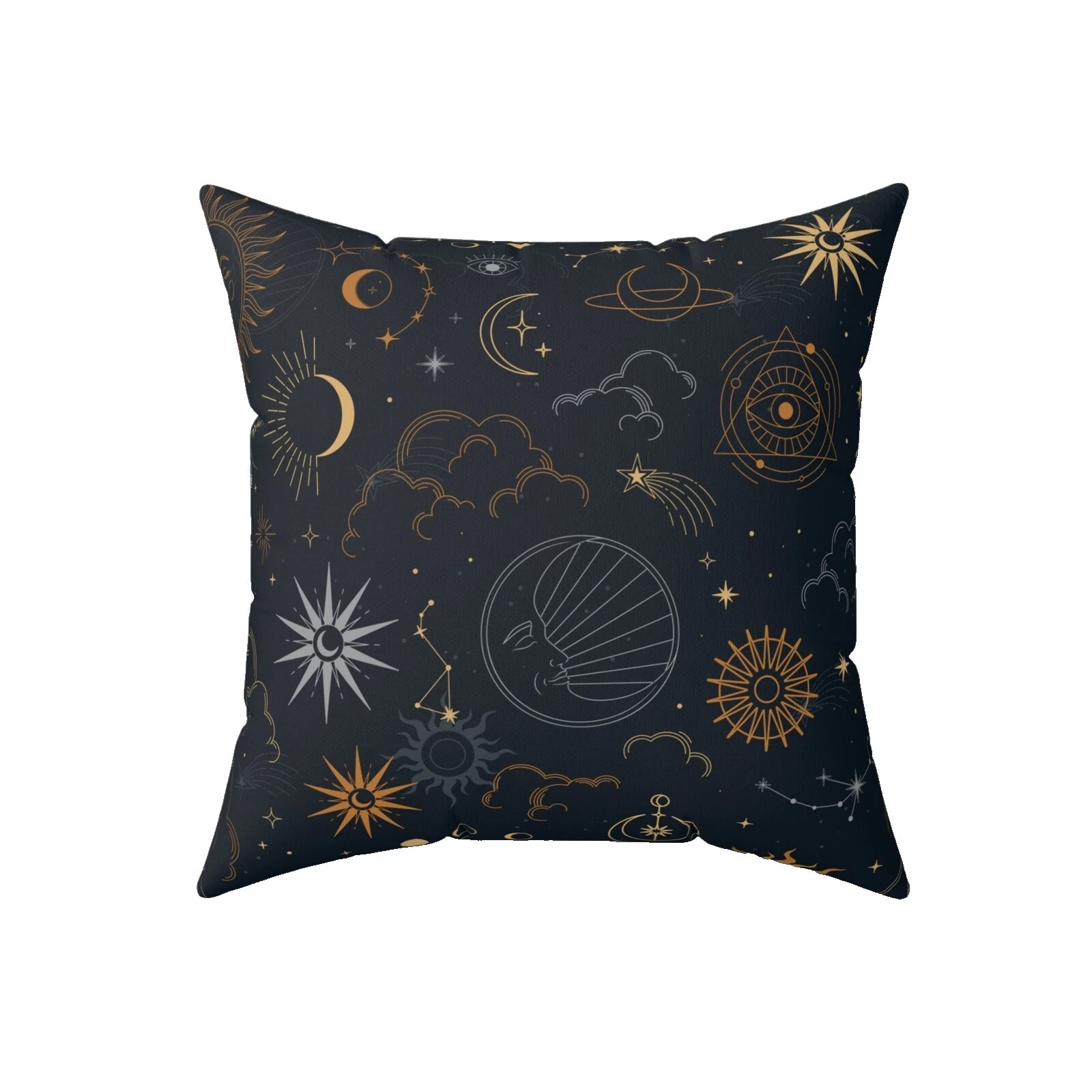 Luna y Estrellas Almohadas de Decoración para el Hogar