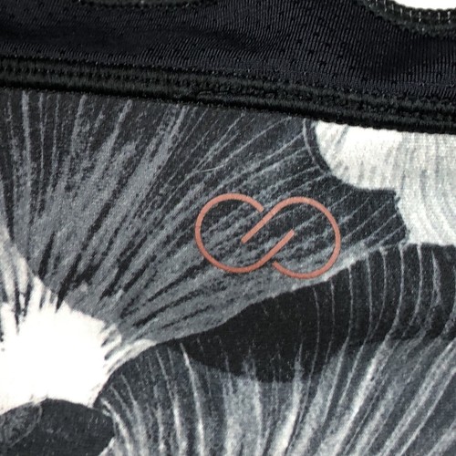 Calia Carrie Underwood Sz M Black White Floral Athletic Yoga Leggings Mesh Legs - Picture 12 of 12