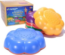 Image of Stepping Stones for Kids, Stepping Stones, 6 NonSlip Multicolour Stepping Stones